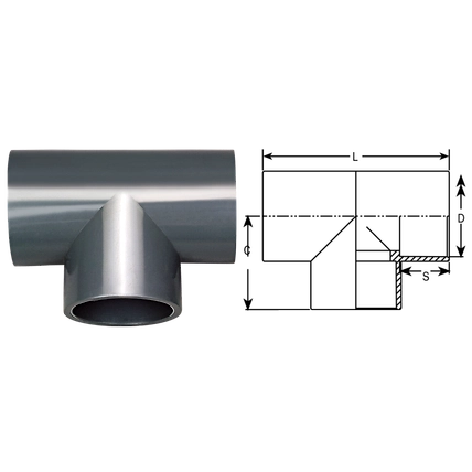PVC PLANE TEE-12263084