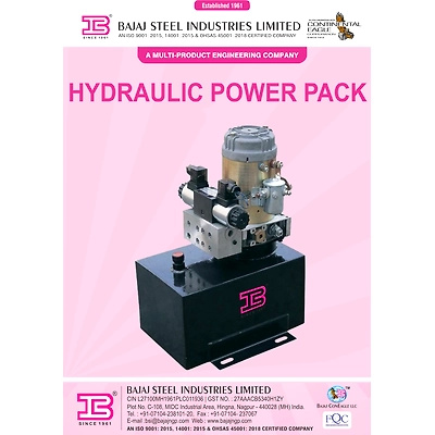 Hydraulic Power Pack Leaflet-1099