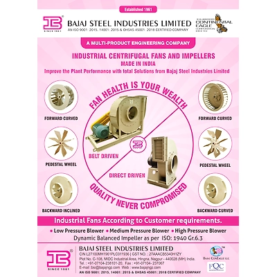 Industrial Centrifugal Fans And Impellers Leaflet-1105