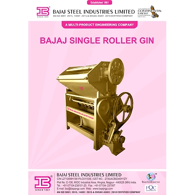 Single Roller Gin-1120