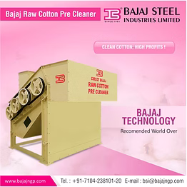 raw cotton pre cleaner leaflet