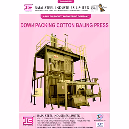 down packing cotton bailing press
