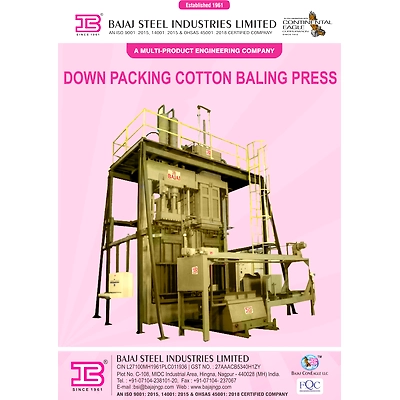 Down Packing Cotton Bailing Press-1149