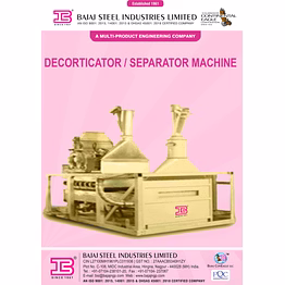 decorticator separator machine leaflet