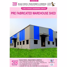 pre fabricated warehouse shed