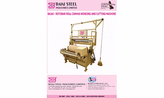 Rotobar Roll Canvas Winding Machine