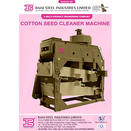 cotton seed cleaner machine
