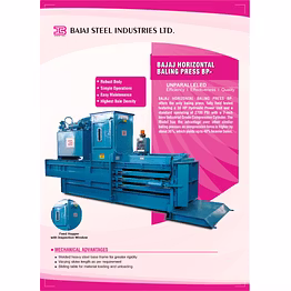 Bajaj Horizontal Bailing Press