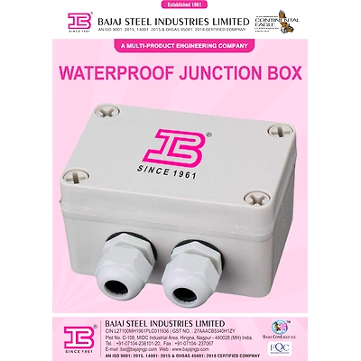 Waterproof Junction Box Leaflet-1037