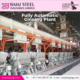 automatic cotton ginning plant leaflet