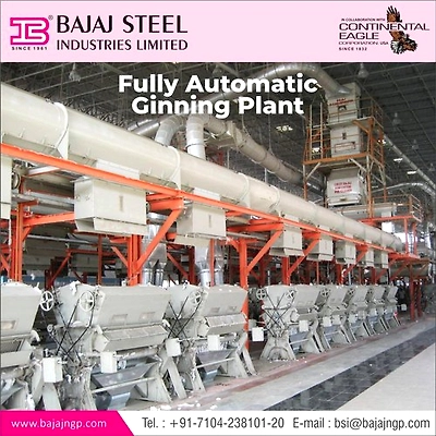 AUTOMATIC COTTON GINNING PLANT LEAFLET-1155