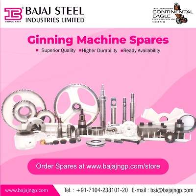 COTTON GINNING MACHINE SPARE PARTS LEAFLET-1160