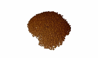 Freeze dried gold coffee