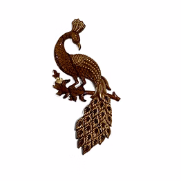 hand carved wall decor wooden peacock for wall hanging