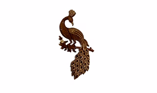 Hand Carved Wall Decor Wooden Peacock for wall hanging