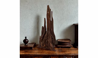 Wooden Sculpture  Flames