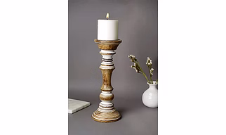Wooden Candle Holder