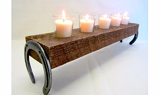 Wooden Candle Holder for 5 candles