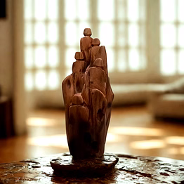 surindra business wooden figurines - with code dfwd001deo