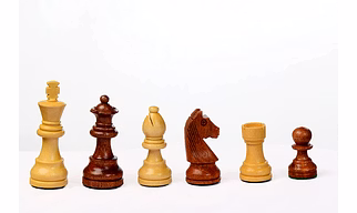 BCBESTCHESS Wooden Chess Pieces Only Handcrafted Wood Chessmen with 3 Inches King, Chess Game Pawns in Sheesham Wood & Box Wood for Chess Board (Chess Board not Included)