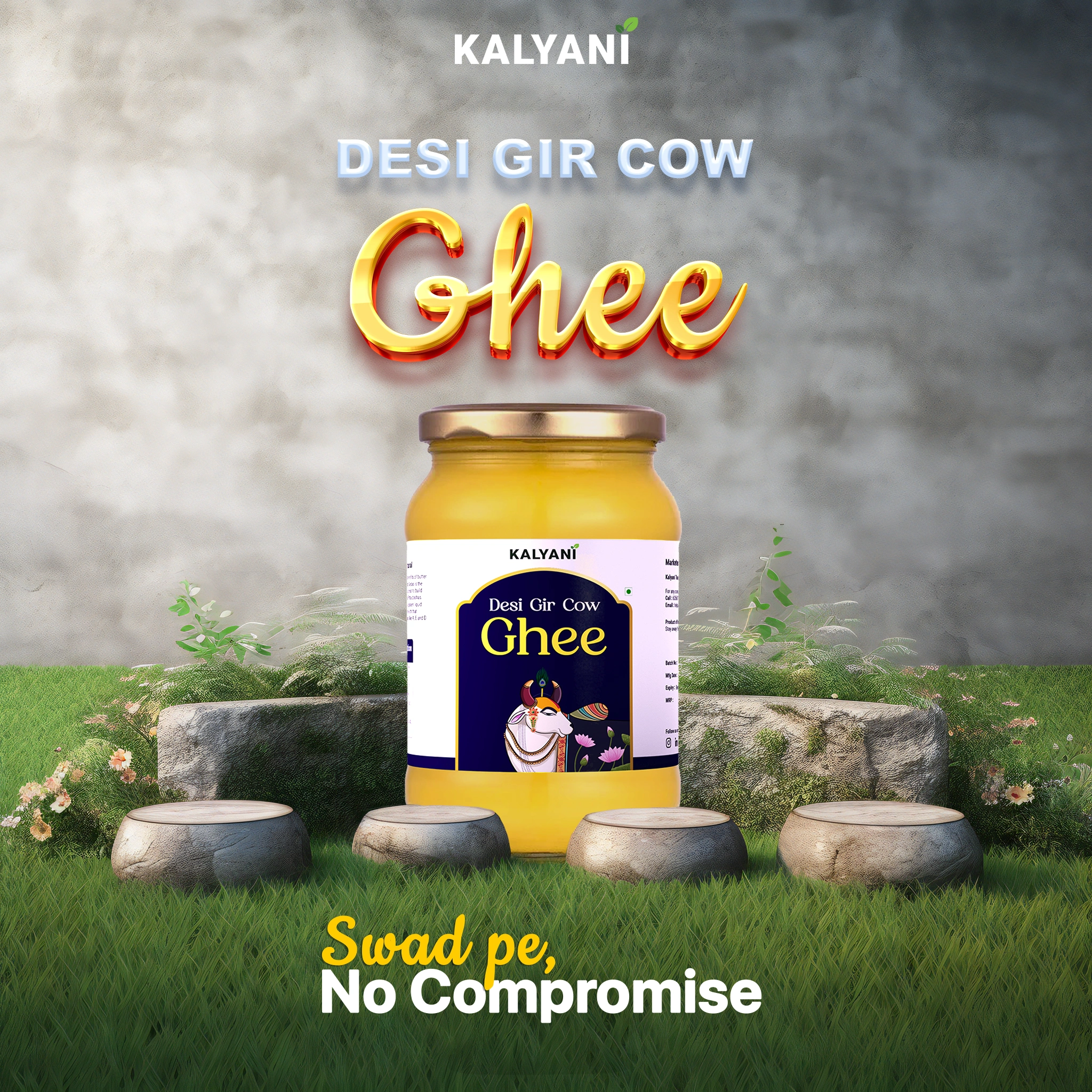 Desi Gir Cow A2 Ghee-1kg-1