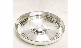 Pure silver 92.5 sterling silver dinner plate