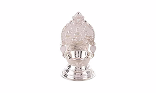 Pure silver 92.5 sterling silver kamakshi lamp