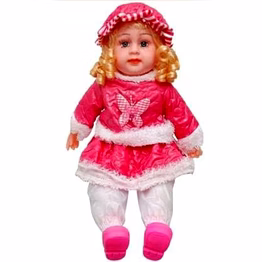 apnawholesale.in soft musical baby poem doll for baby girls/kids (multicolor