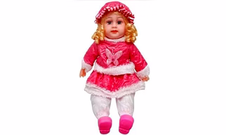 Soft Musical Baby Poem Doll for Baby Girls/Kids (Multicolor
