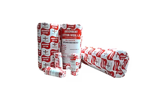 ABSORBENT COTTON WOOL IP ROLL 400GM