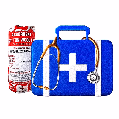 absorbent cotton wool roll 500 gm