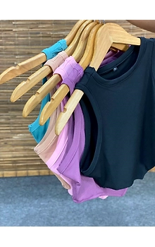 RIB CROP TOPS