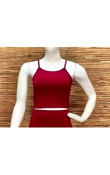 RIB RACERBACK CAMMY TOPS