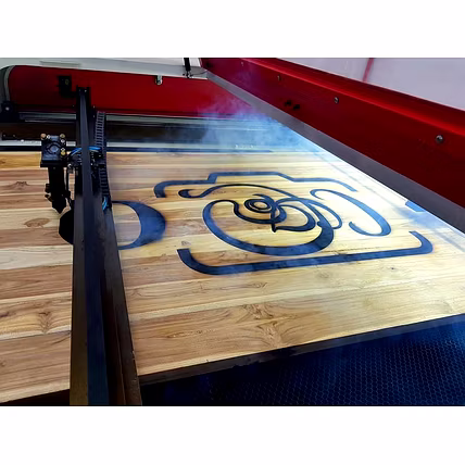 Wooden name boards with laser printing-3