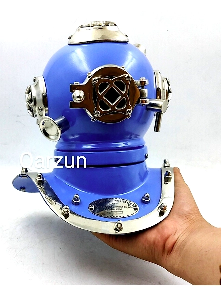 Scuba Diving Helmet Mini | US navy mark V Divers Helmet 8&quot; | Deep Diving helmet | Diving Helmet mark V | Marine Diving Helmet Replica-1