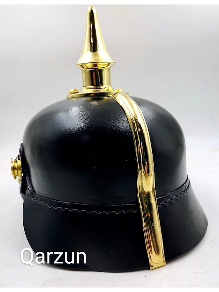 Black German Pickelhaube Imperial Prussian Helmet German Helmet Best gift for him-3