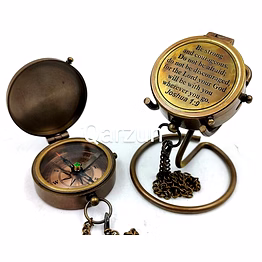 nautical compass be strong and courageous poem engraved solid brass navigational vintage marine compass with display stand anniversary gift