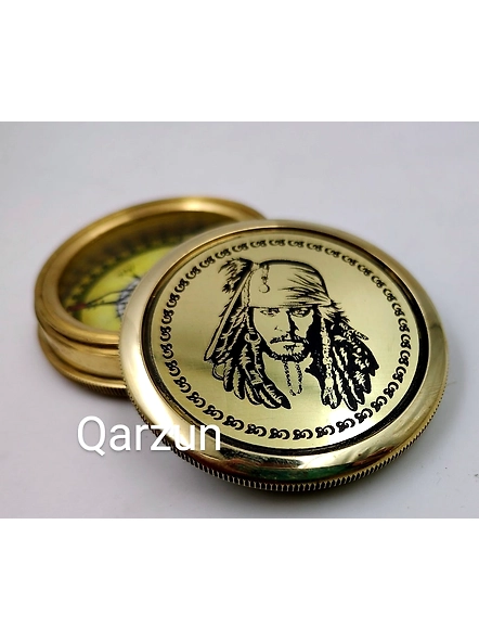 Brass Jacks sparrow Compass Nautical Gift With velvet carry case birthday gift , father day gift-3