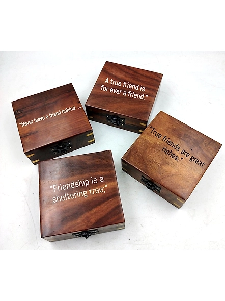 Personalized Hardwood Storage Box for Engraved Compass nautical box vintage style-2