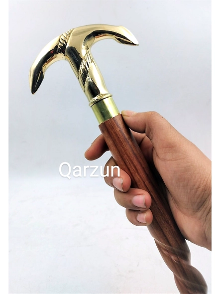 New Designe Victorian Anchor Brass Designer Walking Stick for Him and Her walking canes Wands Gift-2