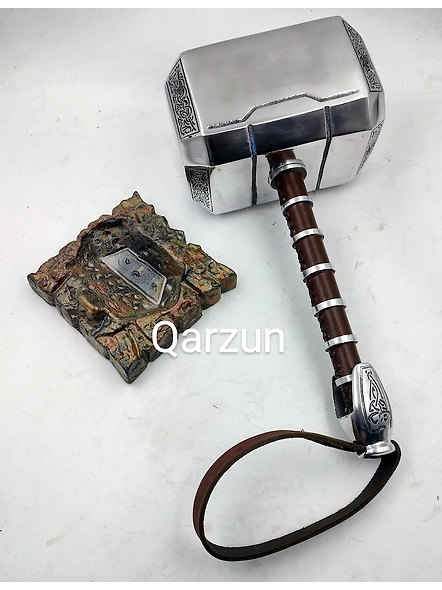 Thor Hammer Marvel metal | Thor Hammer | Thor Mjolnir | Caption America Shield | Replica Wall Mounted-3
