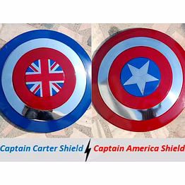 captain america shield - captain carter shield replica for cosplay and roleplay shield with carry leather cover gift