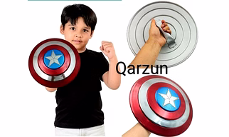 Captain America Shield Kids Costume Superhero Cosplay Props Metal Captain America Shield 12 inch Best Christmas Gift For Kids