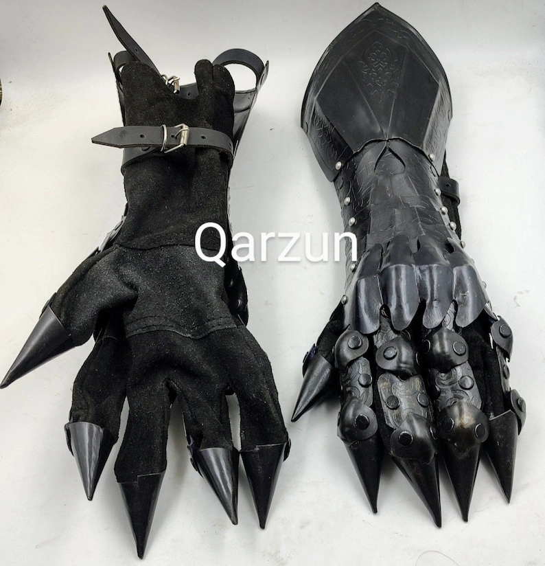 Medieval nazgul gloves set | Steel armor gloves set | Costume gloves gauntlets | Gauntlet gloves pair-1