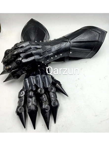 Medieval nazgul gloves set | Steel armor gloves set | Costume gloves gauntlets | Gauntlet gloves pair-3
