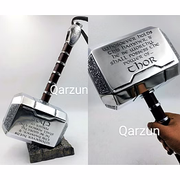 power of thor hammer metal, mcu thor mjolnir cosplay 1/1 scale movie prop replica,the avengers weapon,high quality production process.