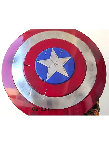 Captain America’s Shield Battle Damage Style Metal Shield Movie Prop Replica,Marvel Captain America Cosplay,the Captain Steven Rogers-2