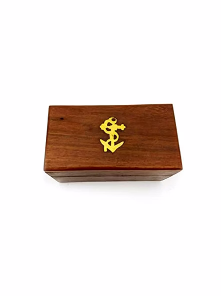 ITDC 6" Handheld Brass Telescope with Wooden Box - Pirate Navigation-2