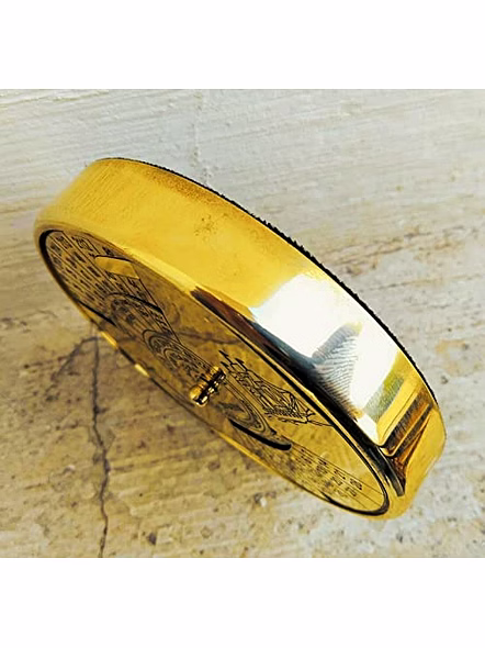 AI Brass Calendar Collectible 100Yrs Paper Weight Table Decor-4