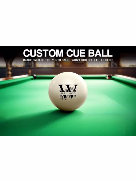 Personalized Pool Ball with Custom Engraving, Monogrammed Cue Ball 57mm, Gifts for Billiards Enthusiast, Sports Gift, Festive Spirit, Custom Text, Unique Birthday Present